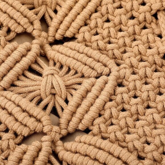 Summer Straw Crossbody Bag Crochet Woven Purse for Women Small Capacity - Picture 7 of 9